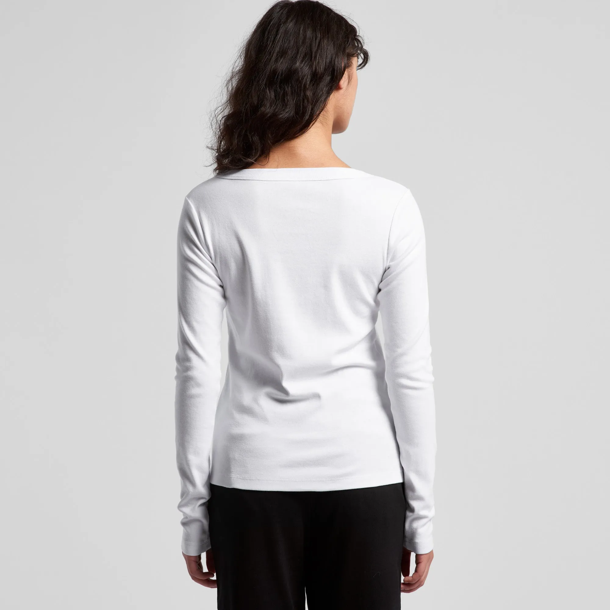 Ascolour Wo's Organic Rib L/S Tee (4075)