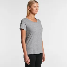 Ascolour Wo'S Shallow Scoop Tee-(4011)