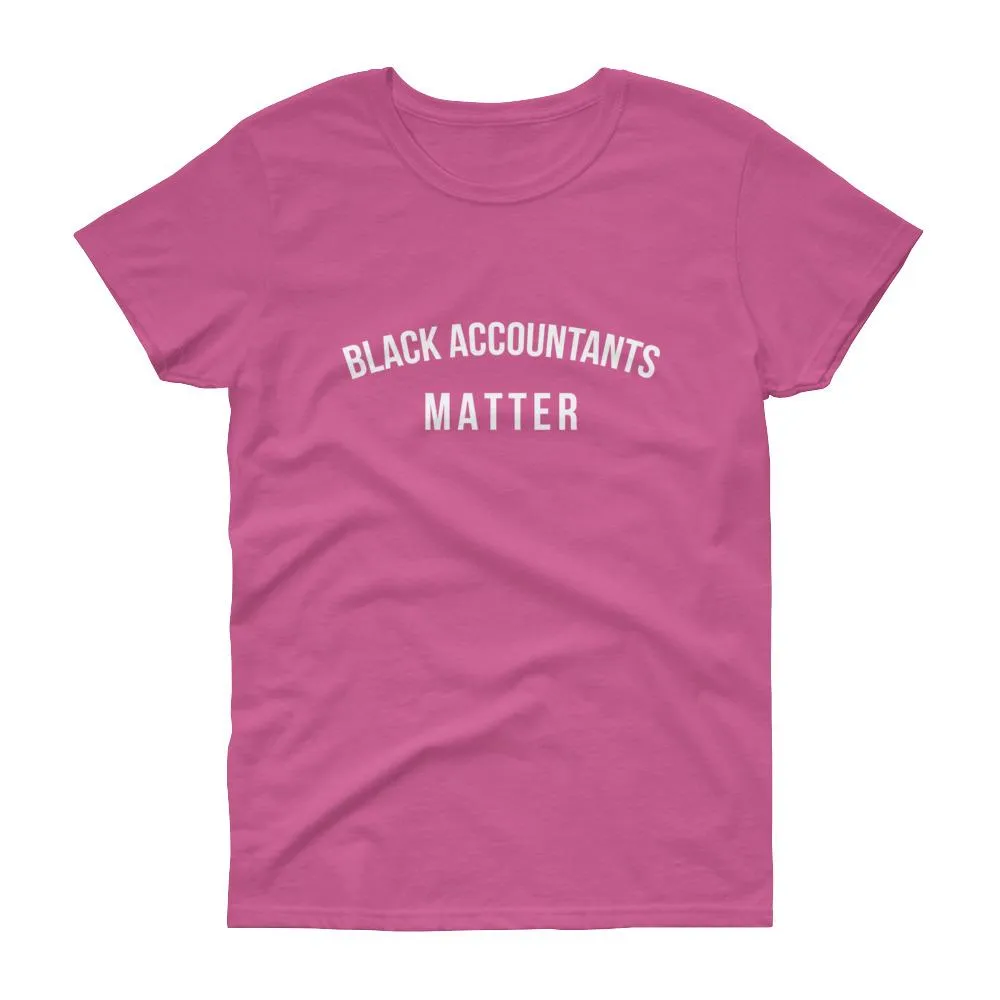 Black Accountants Matter - Women's short sleeve t-shirt