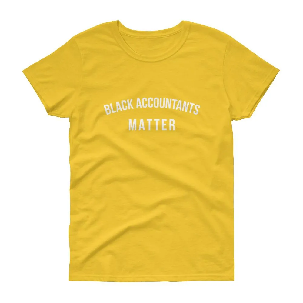 Black Accountants Matter - Women's short sleeve t-shirt