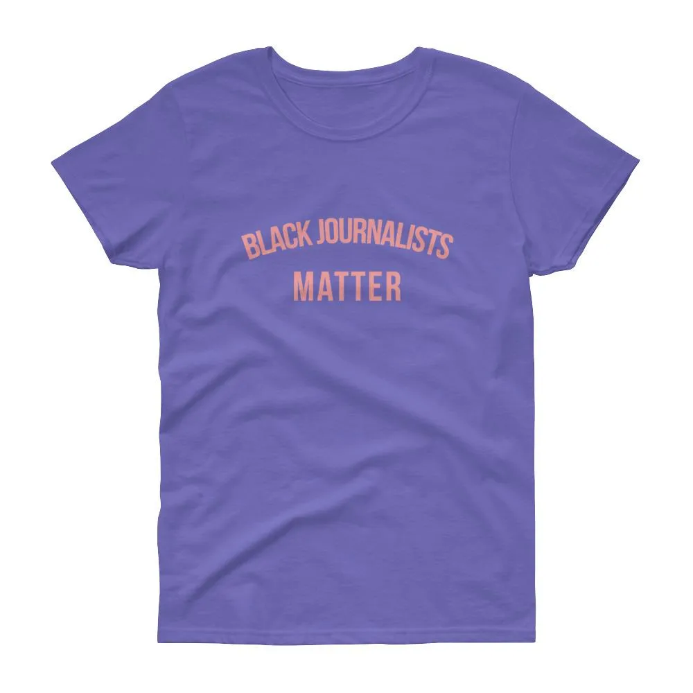 Black Journalists Matter - Women's short sleeve t-shirt