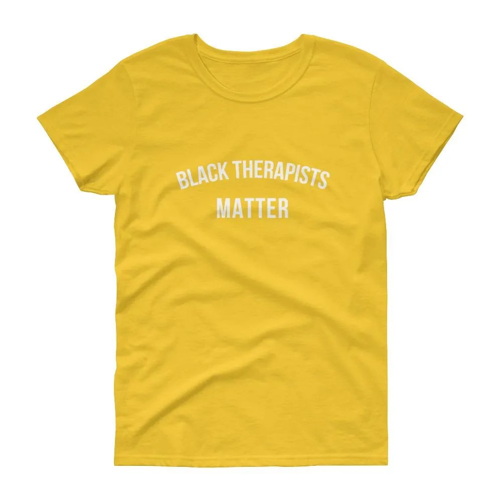 Black Therapists Matter - Women's short sleeve t-shirt