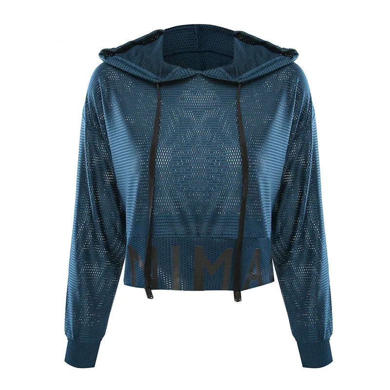 Breathable Long Sleeve Hooded Jersey Shirt