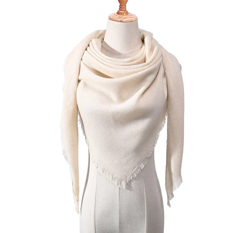 Cashmere Plaid Pashmina Scarf/Blanket Wraps