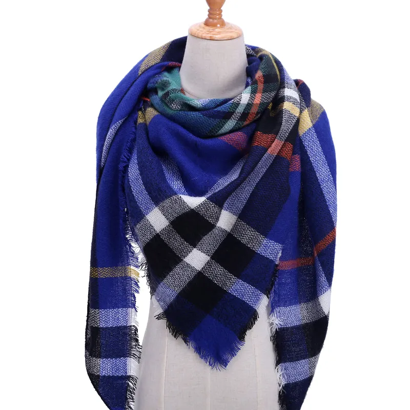 Cashmere Plaid Pashmina Scarf/Blanket Wraps