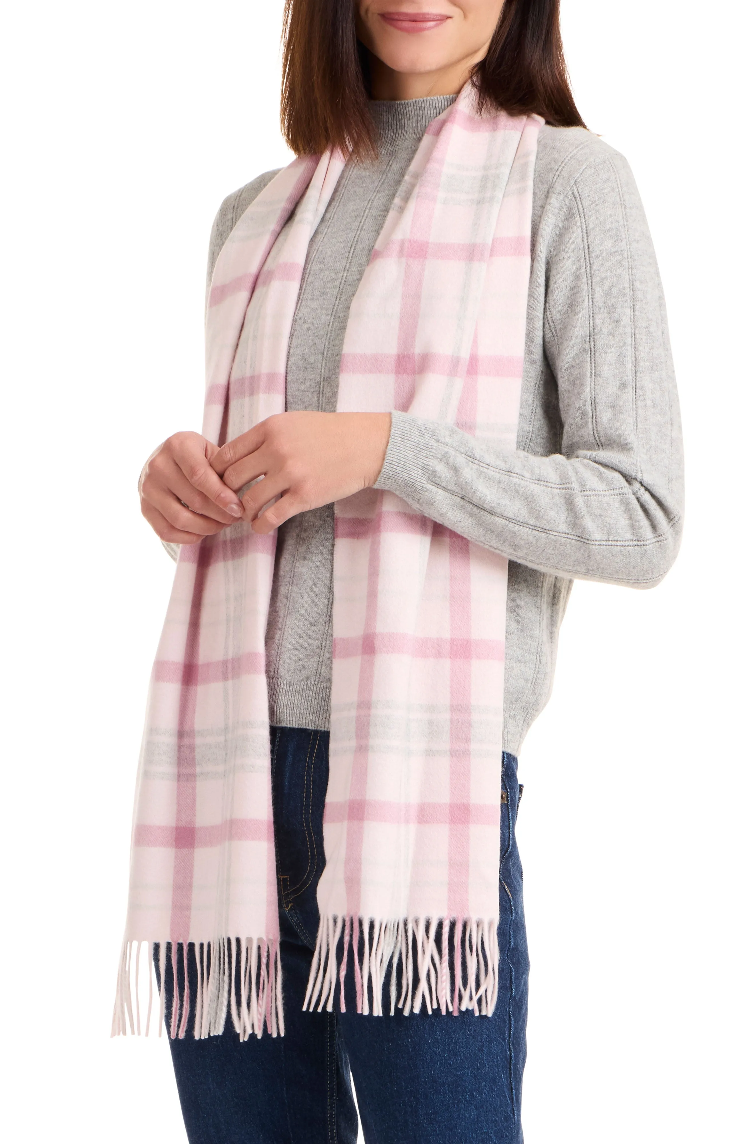 CASHMERE SCOTTISH PLAID SCARF