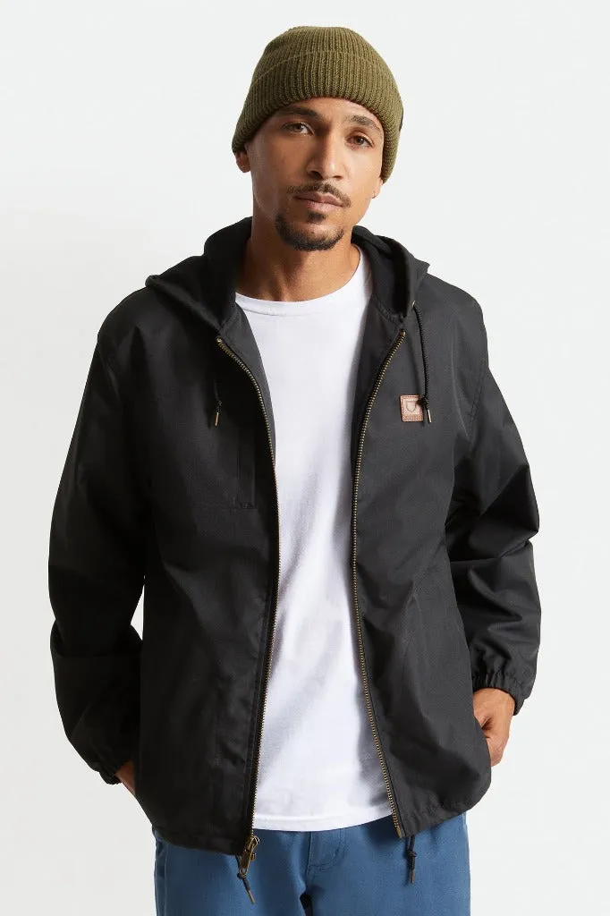 Claxton Beta Zip Hood Jacket - Black