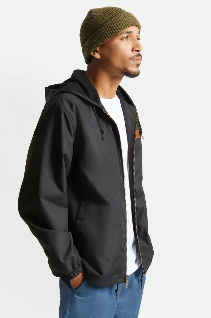 Claxton Beta Zip Hood Jacket - Black