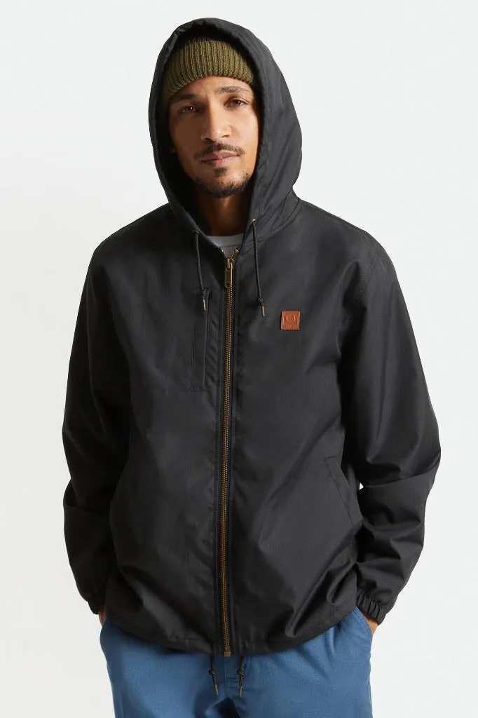 Claxton Beta Zip Hood Jacket - Black