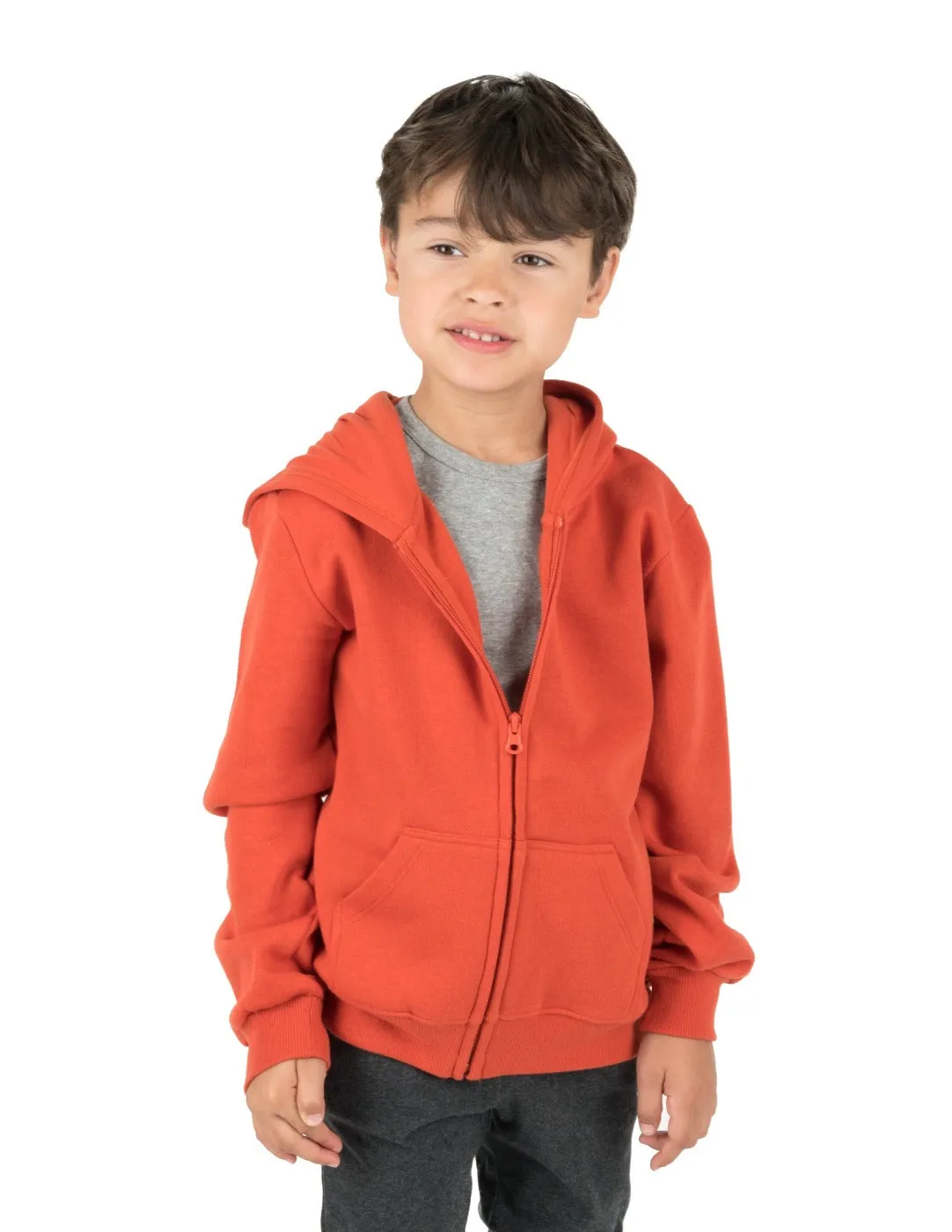 Cotton Solid Classic Color Zipper Hoodies