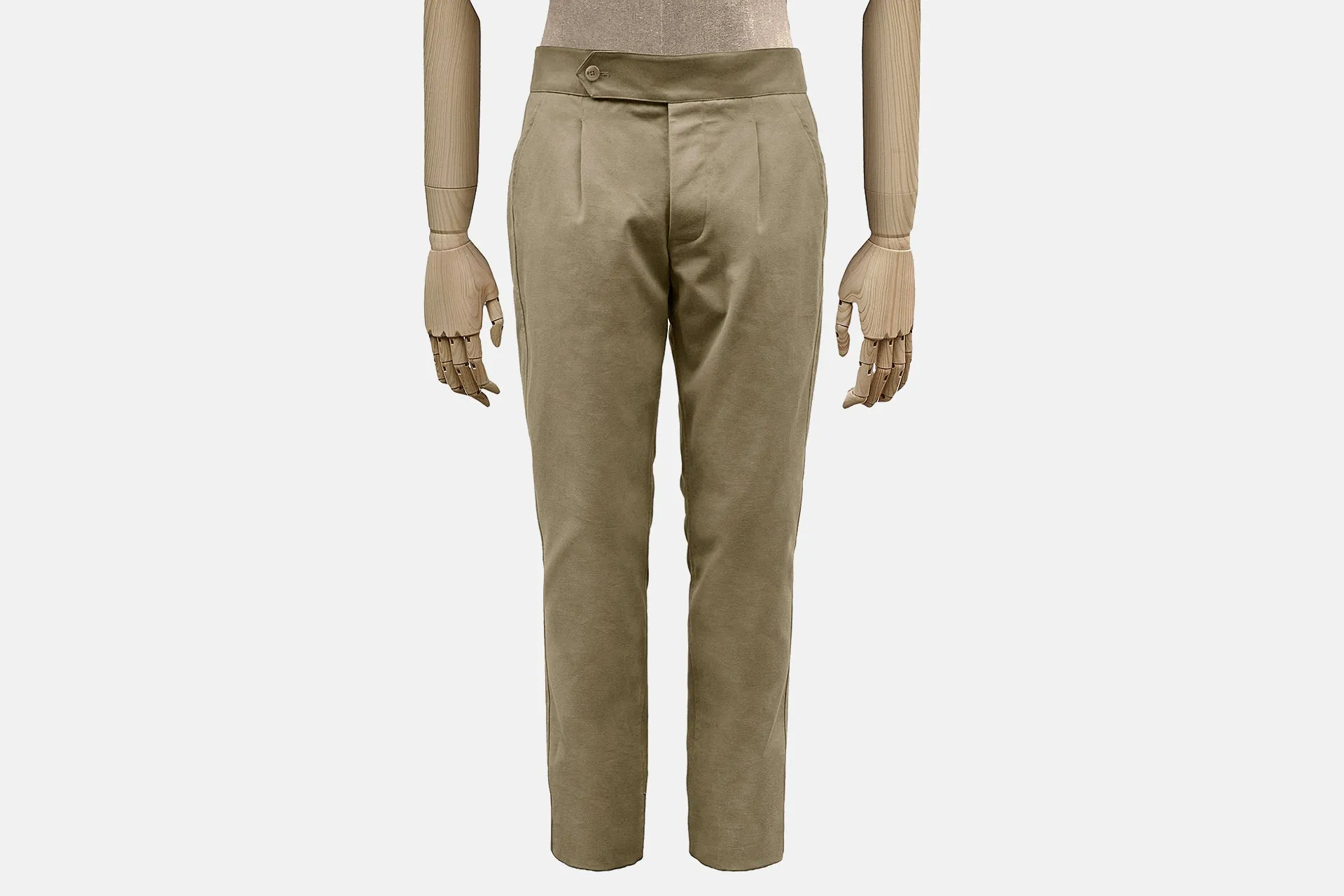 Cotton Twill Slim Trouser