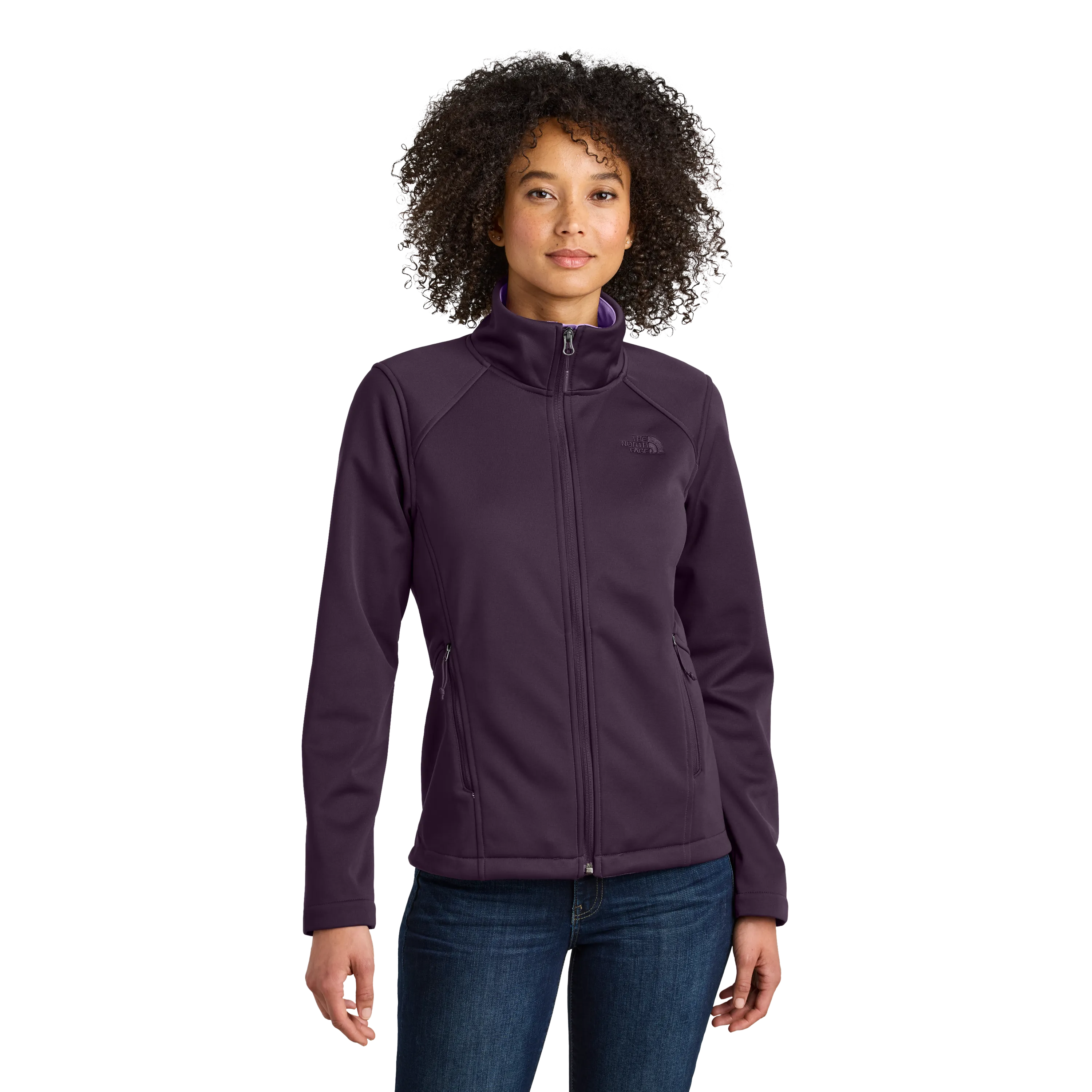 D2504W  Ladies Chest Logo Ridgewall Soft Shell Jacket