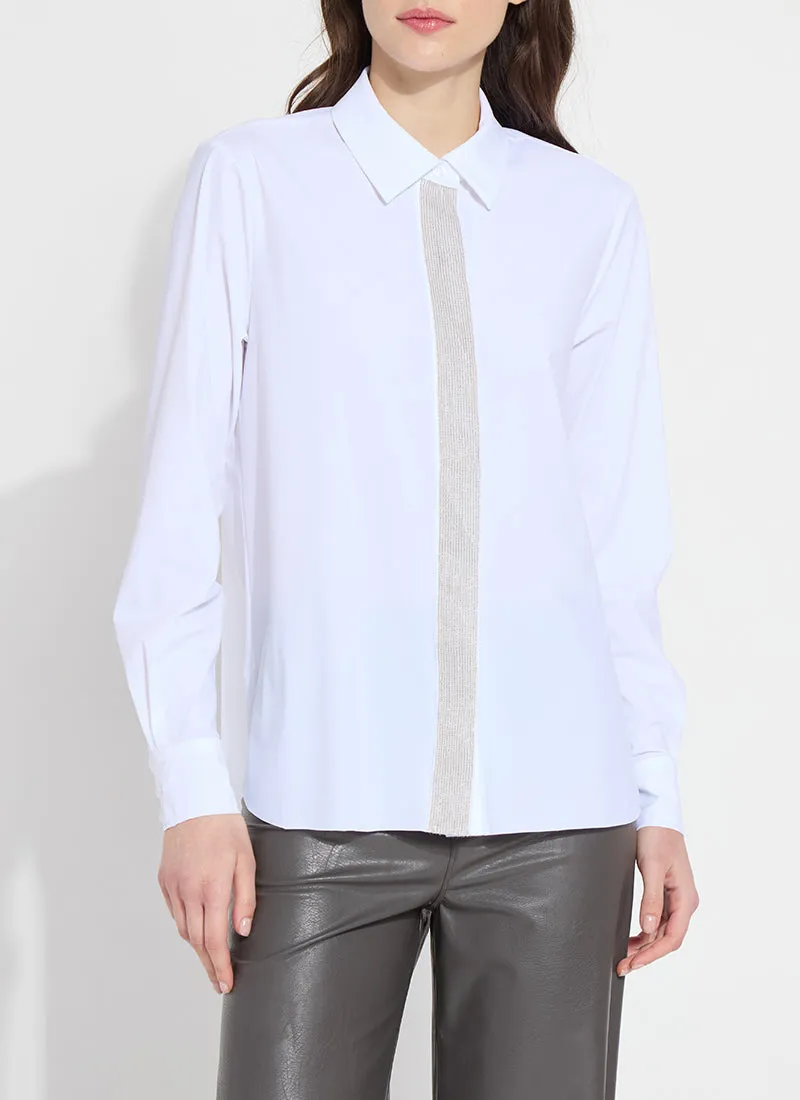 Detailed Connie Shirt - White