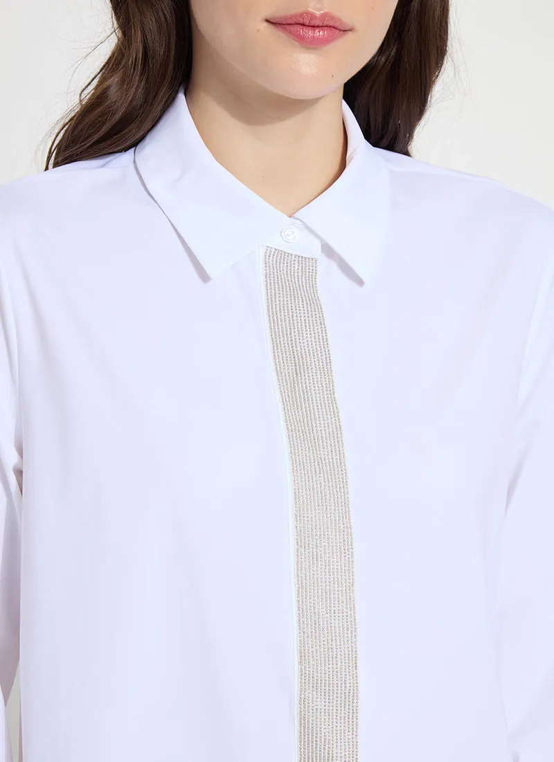 Detailed Connie Shirt - White