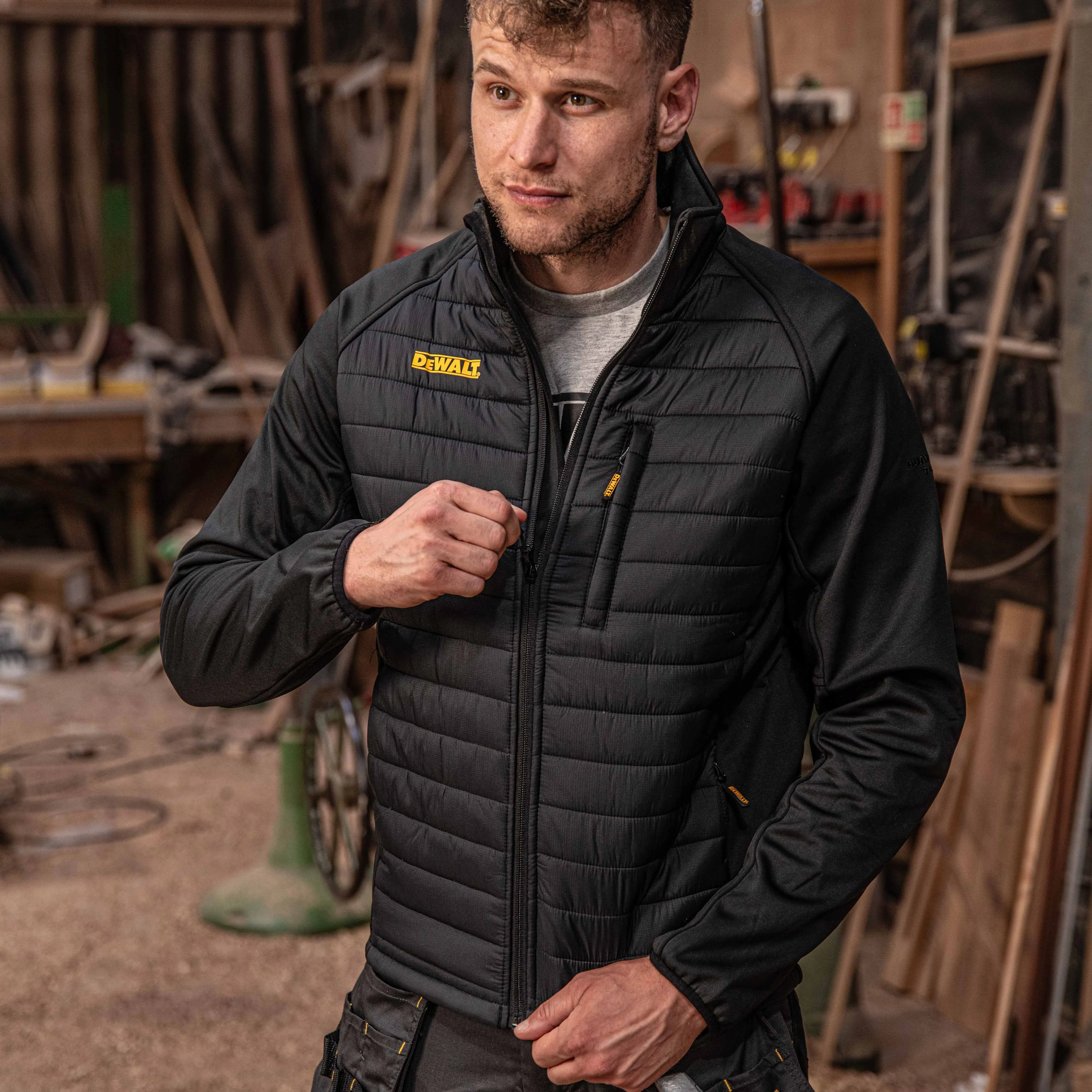 DEWALT Hybrid Men's Water Resistant Jacket