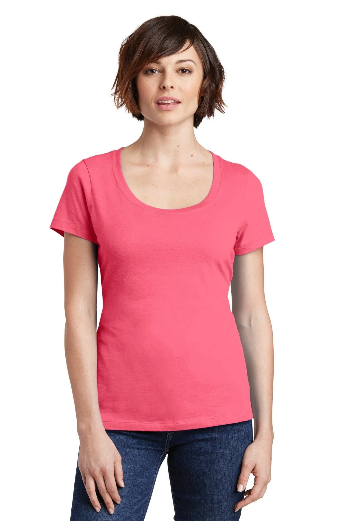 District DM106L: Women's Perfect Weight Scoop Tee