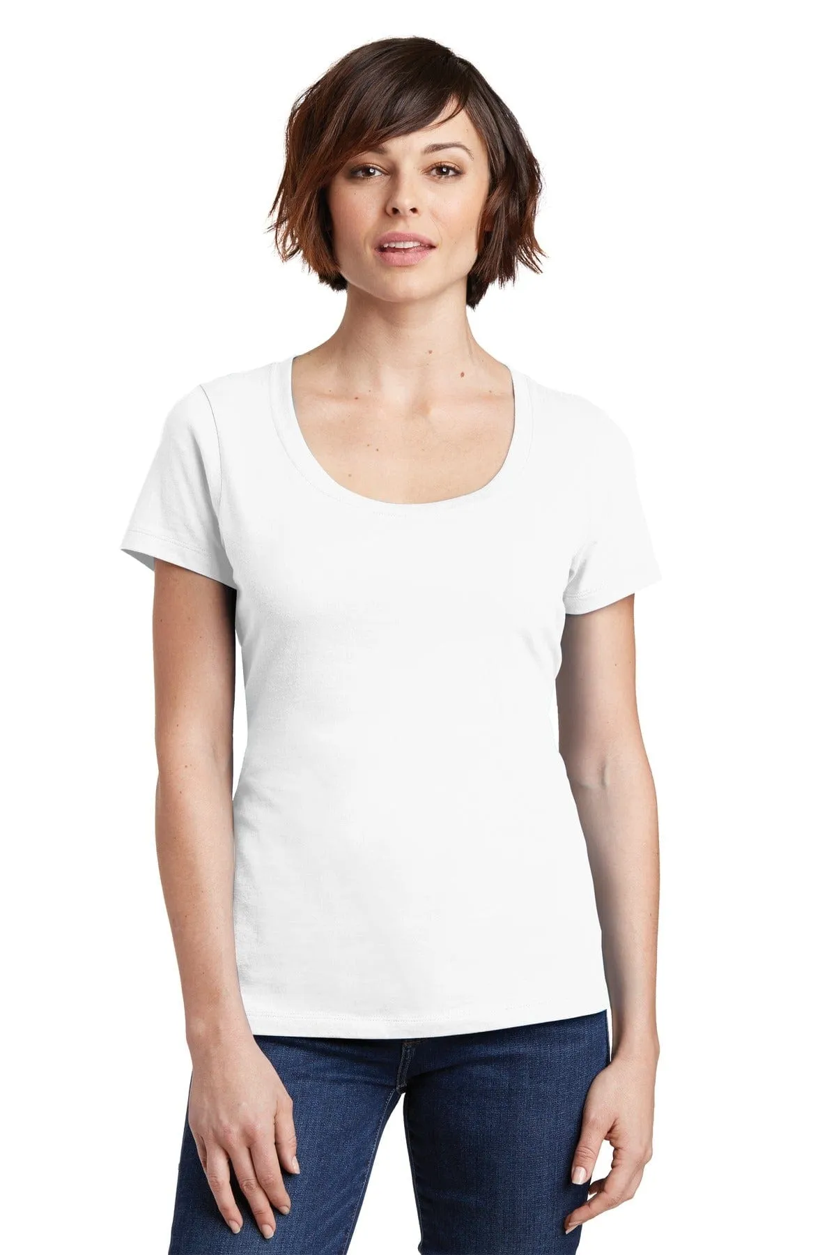 District DM106L: Women's Perfect Weight Scoop Tee