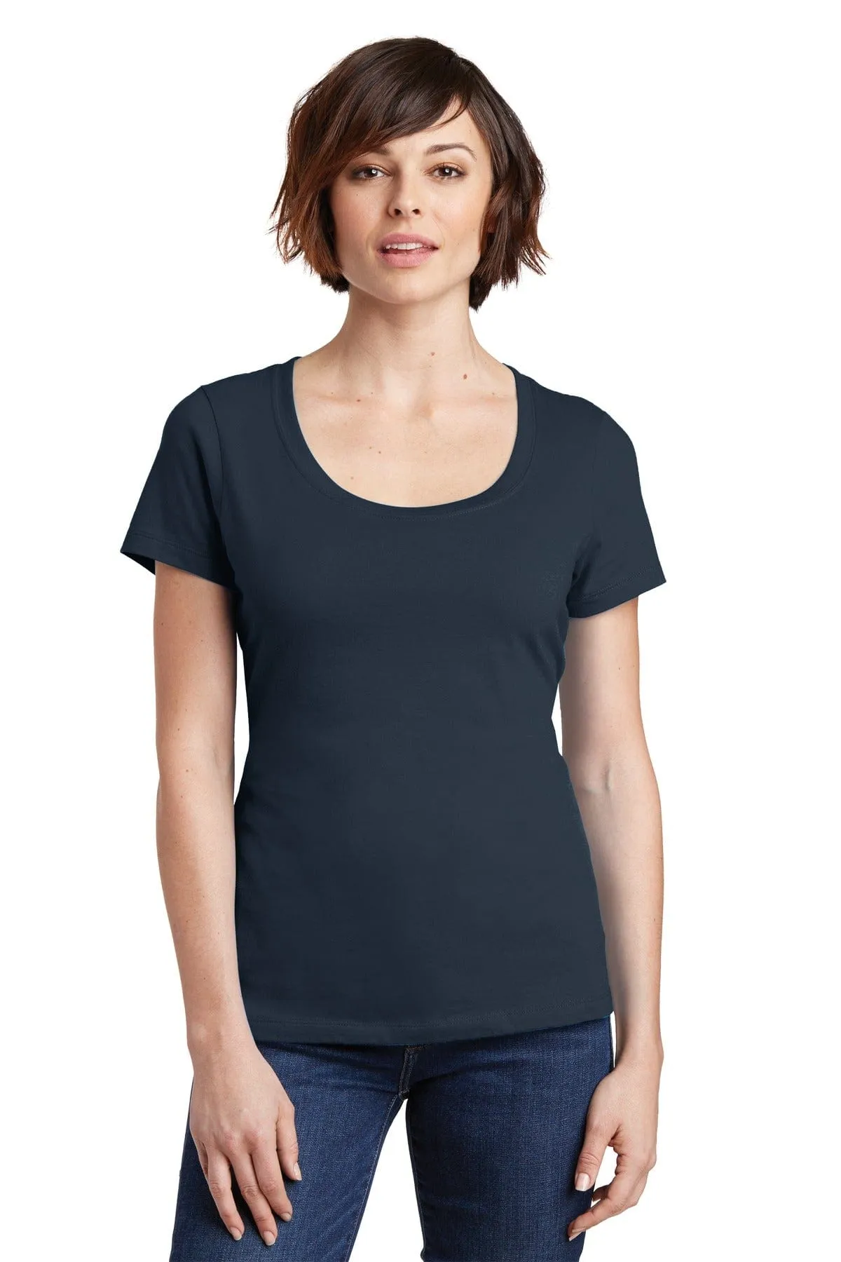 District DM106L: Women's Perfect Weight Scoop Tee