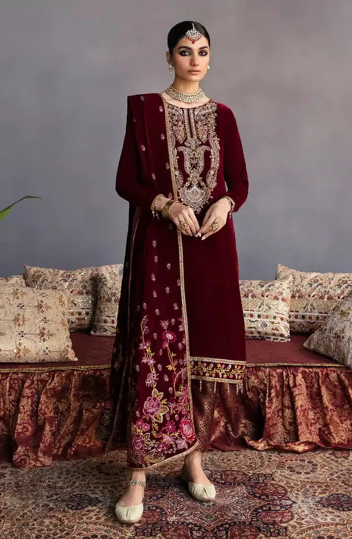 Emaan Adeel | Makhmal Velvet Edition 23 | MK-02 ROSHANAY