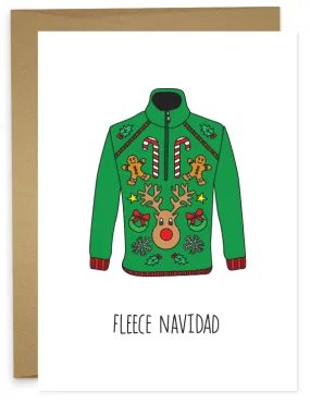 Fleece Navidad Card