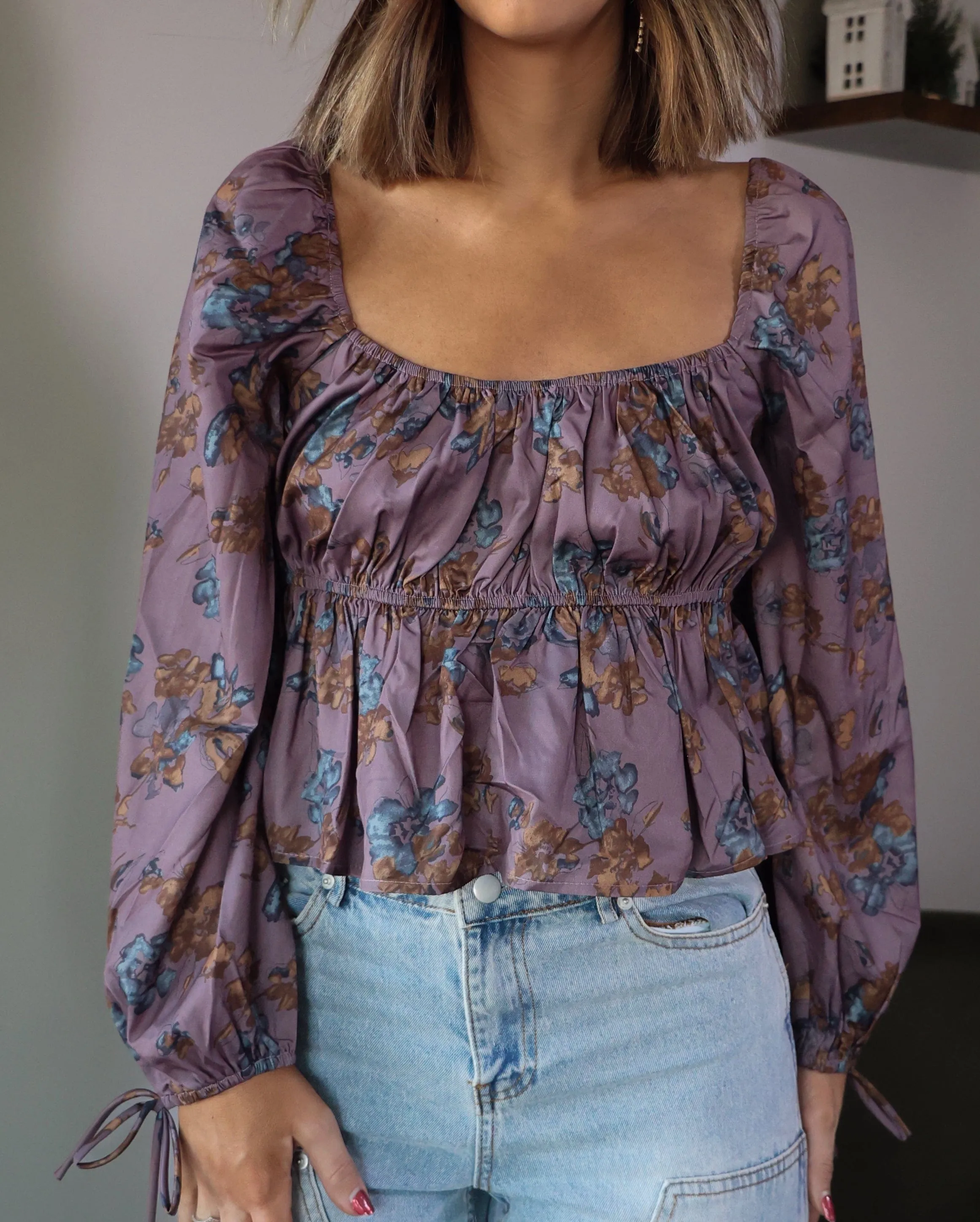 Floral Perfection Peplum Top