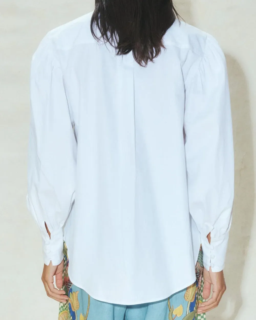 Ivory Beaded Rowena Shirt