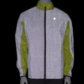 Jamestown Men's Reflective Jacket in Navy/Flo Lime