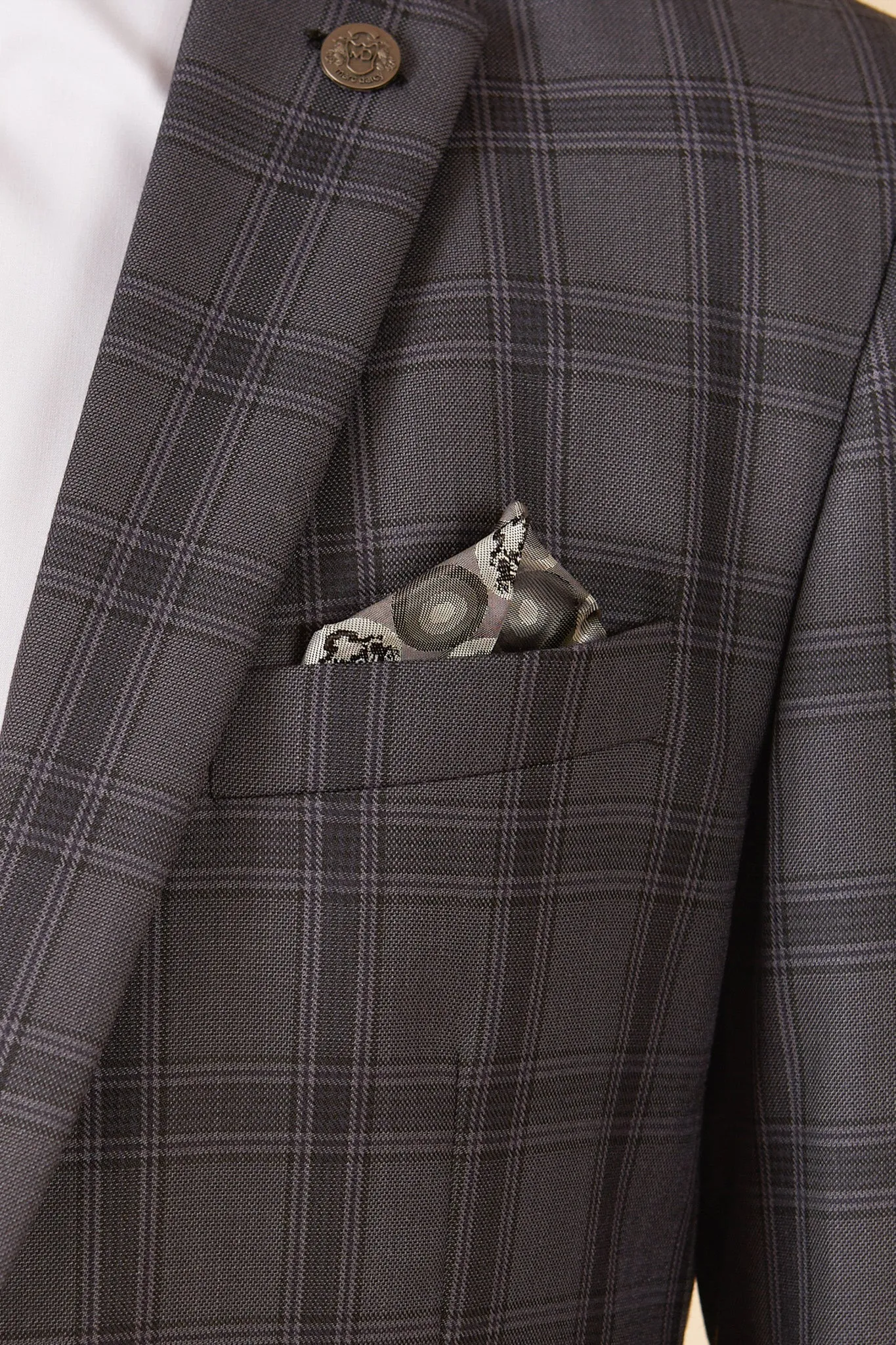 JOSE - Grey Check Blazer