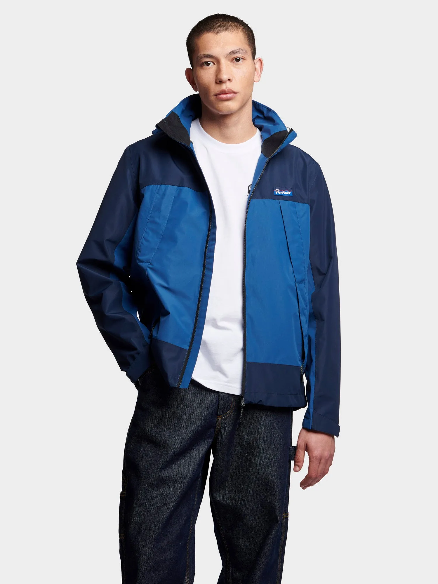 Lightweight Water Resistant Jacket in Navy Blue