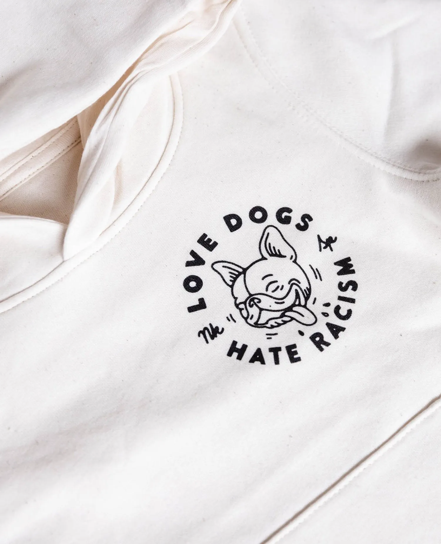 Love Dogs Hate Racism Baby & Kids Hoodie