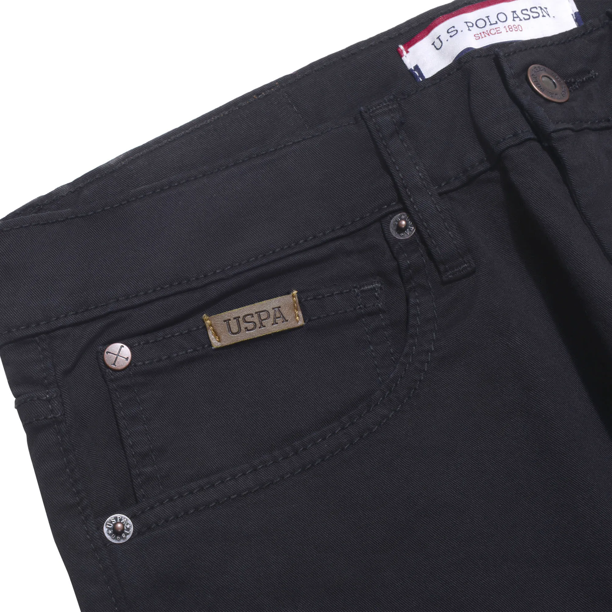 Mens Woven Trousers in Black