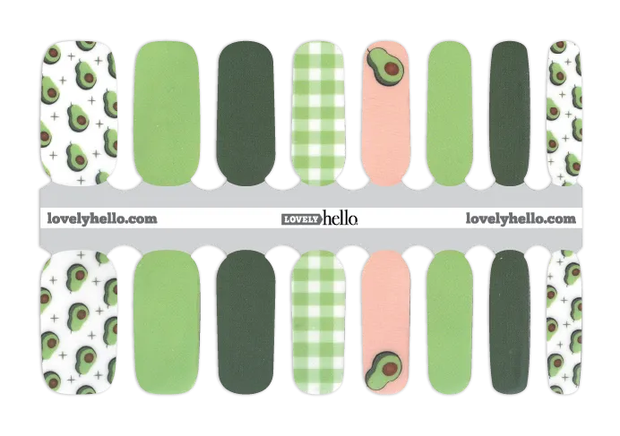 More Guac Please Nail Wraps