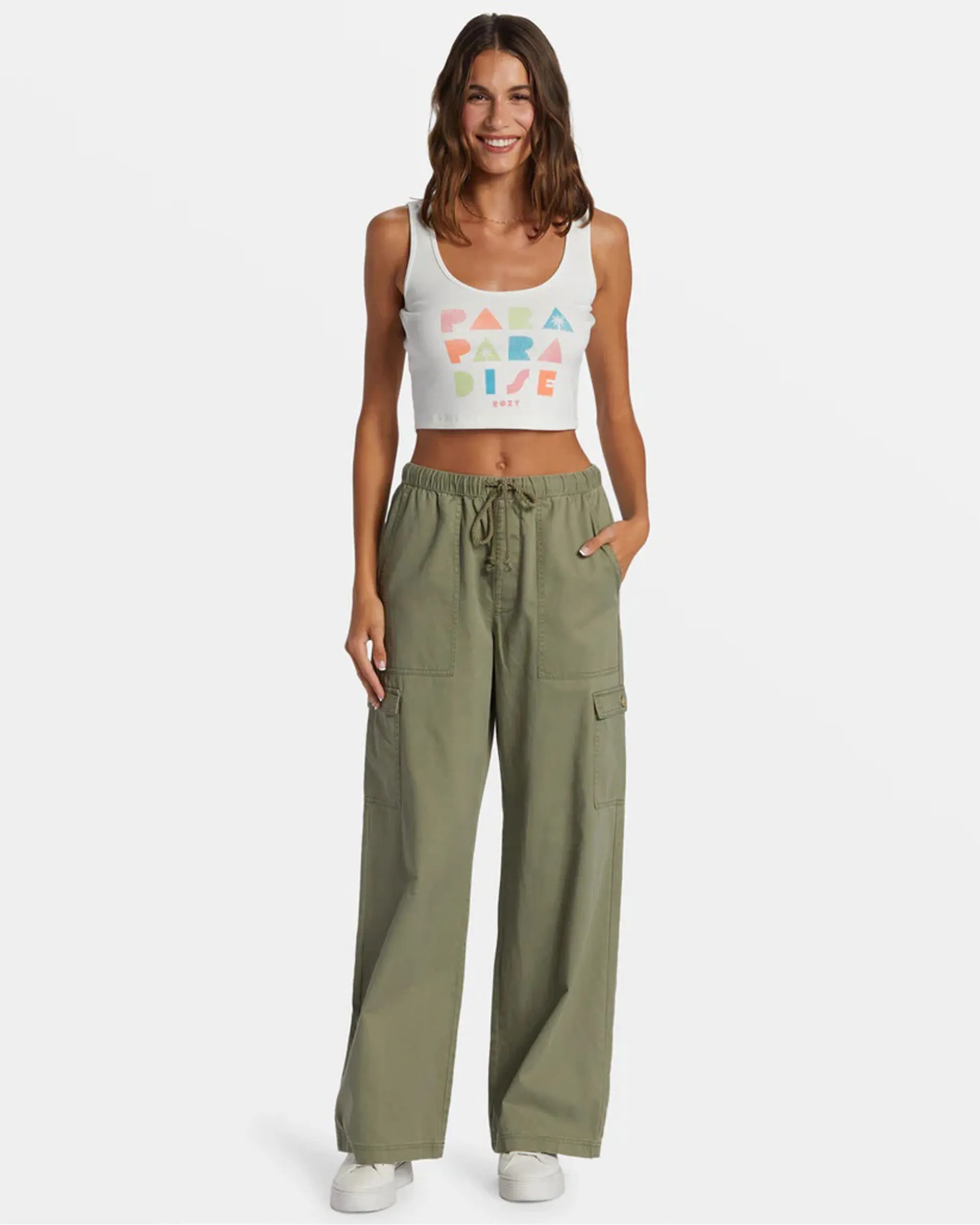 Para Paradise Cropped Tank Top