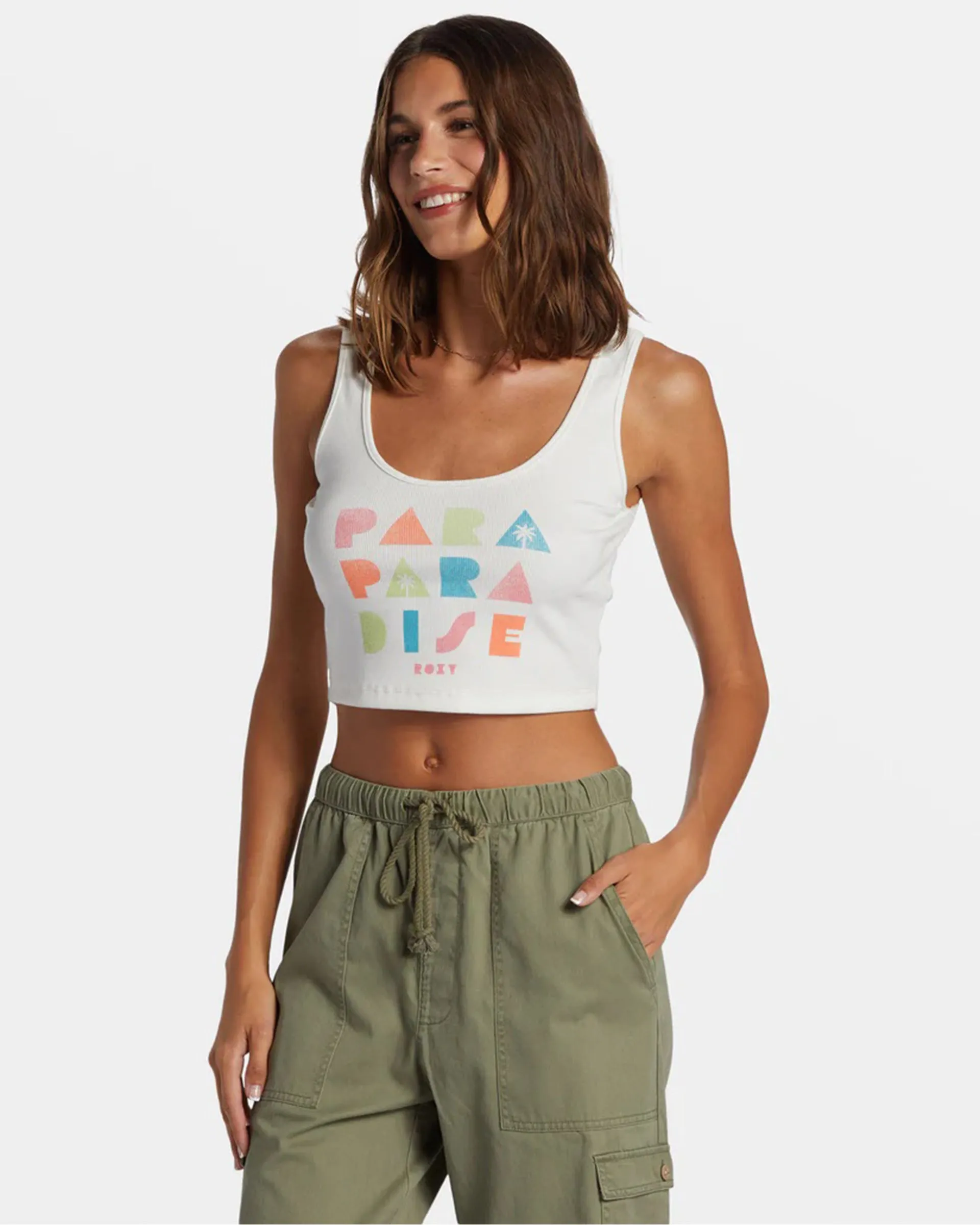 Para Paradise Cropped Tank Top