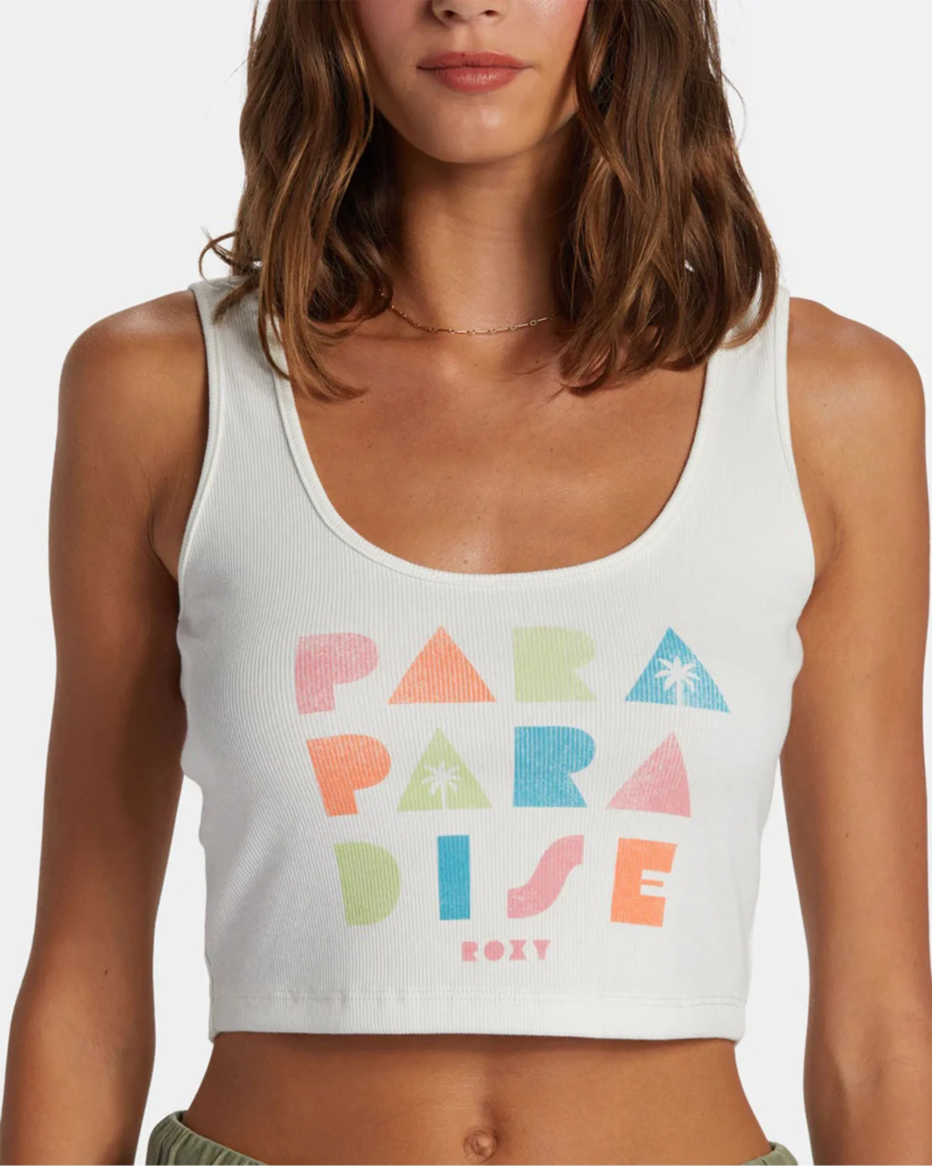 Para Paradise Cropped Tank Top