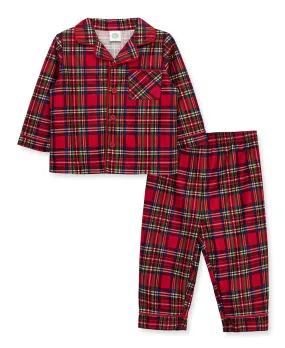 Plaid Coat Pajama Set (5-7)