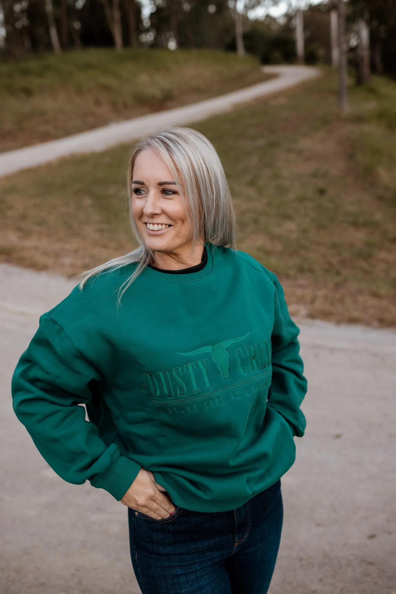 PULLOVER JUMPER in Emerald