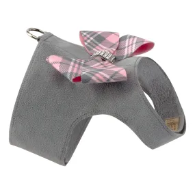 Scotty Puppy Pink Plaid Nouveau Bow Bailey Harness