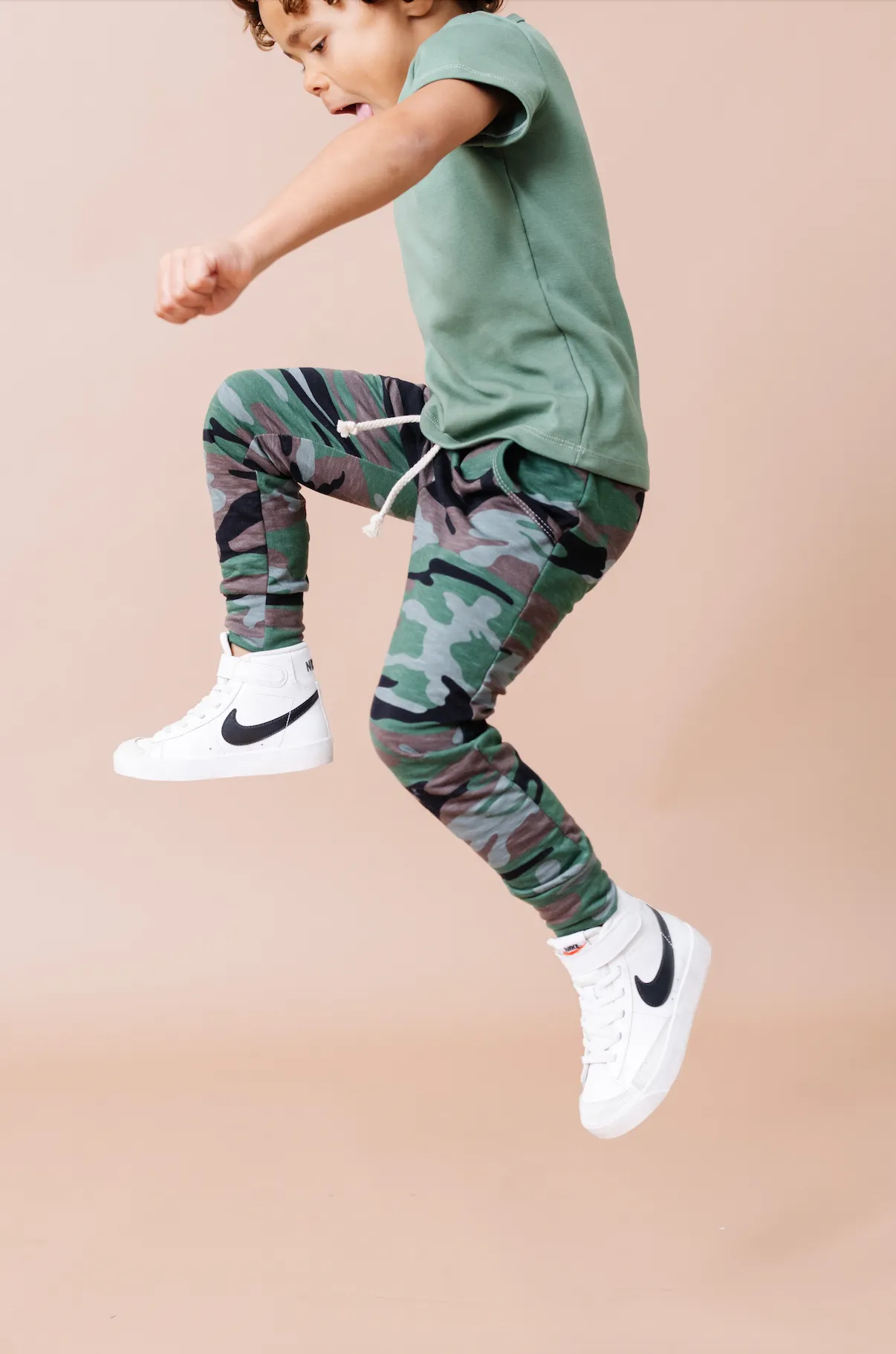 slub jogger - classic camo