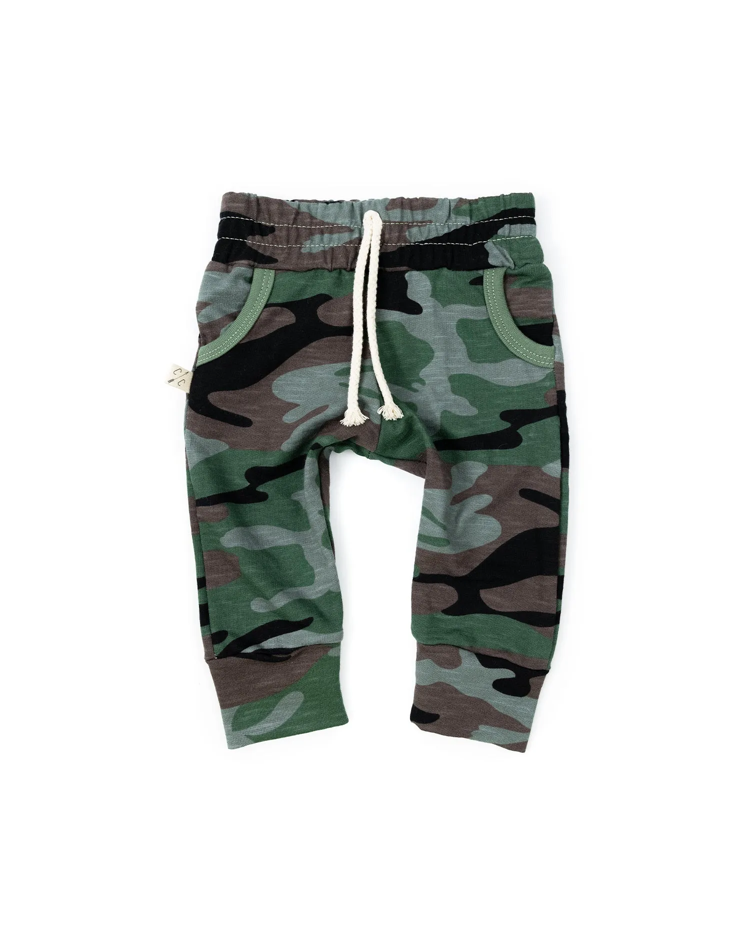 slub jogger - classic camo