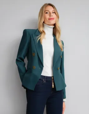 Teal Tailored Blazer