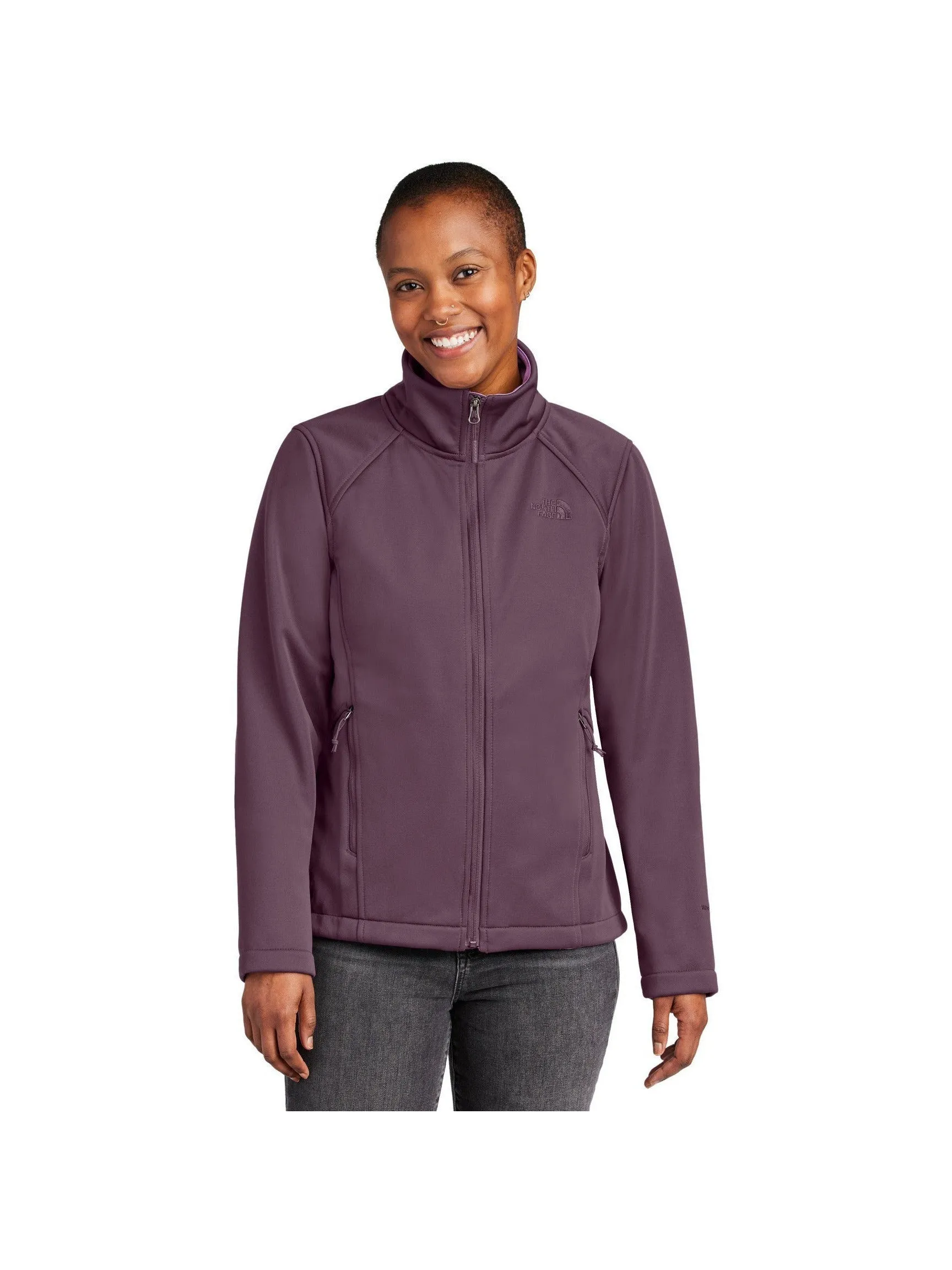 The North Face Ladies Chest Logo Ridgewall Soft Shell Jacket