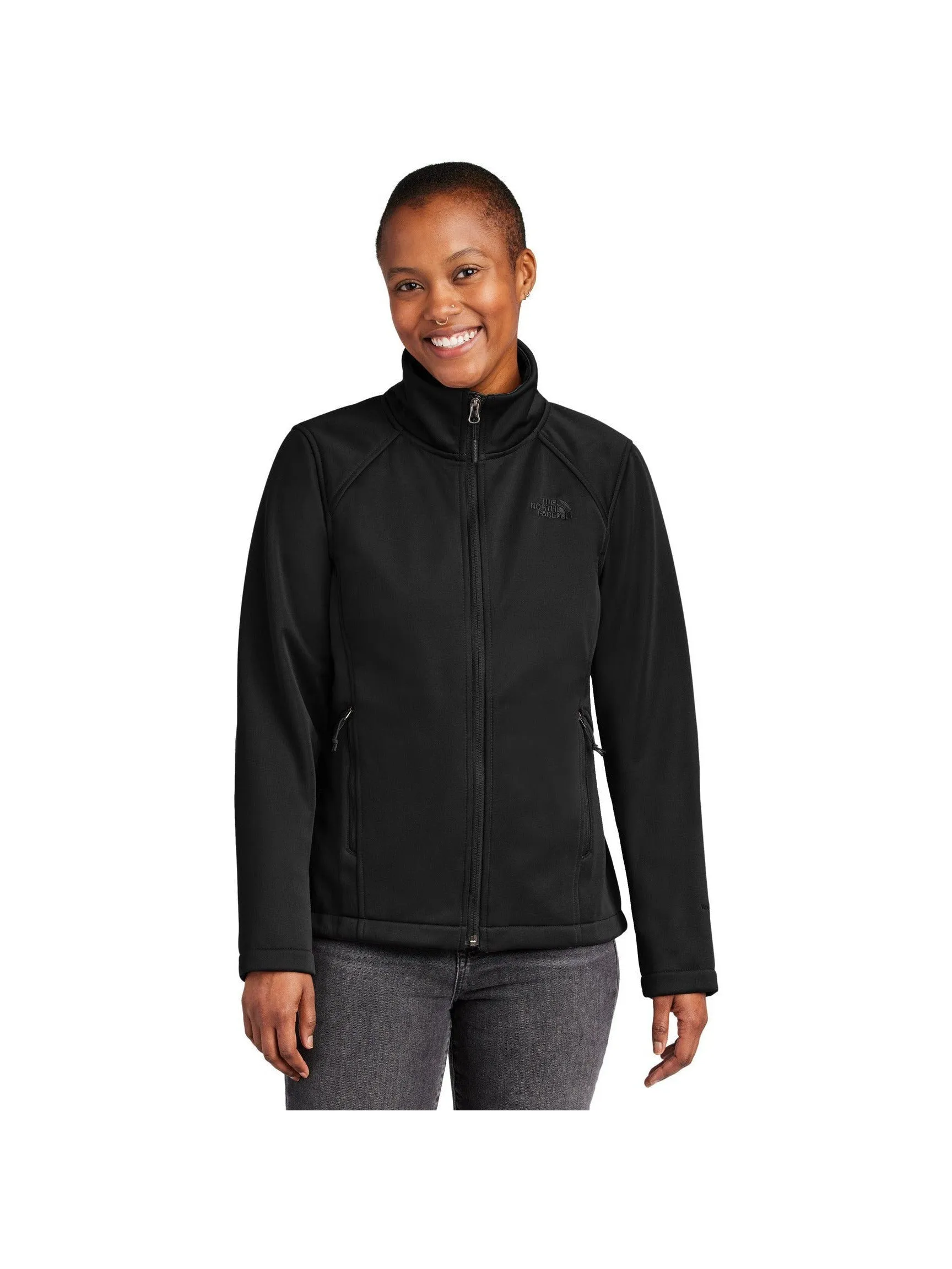 The North Face Ladies Chest Logo Ridgewall Soft Shell Jacket