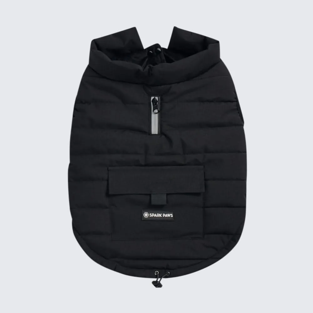 WarmShield Water-Resistant Jacket - Black