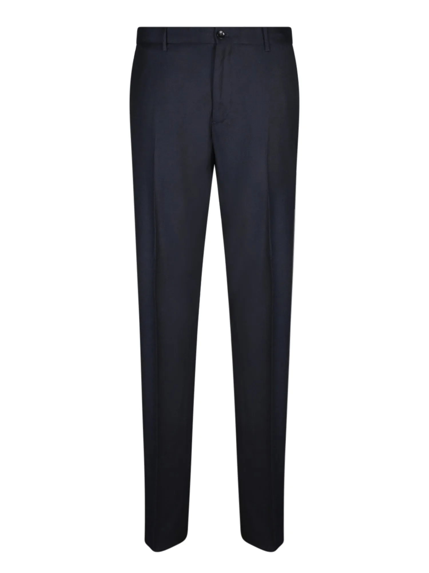 Wool blue trousers