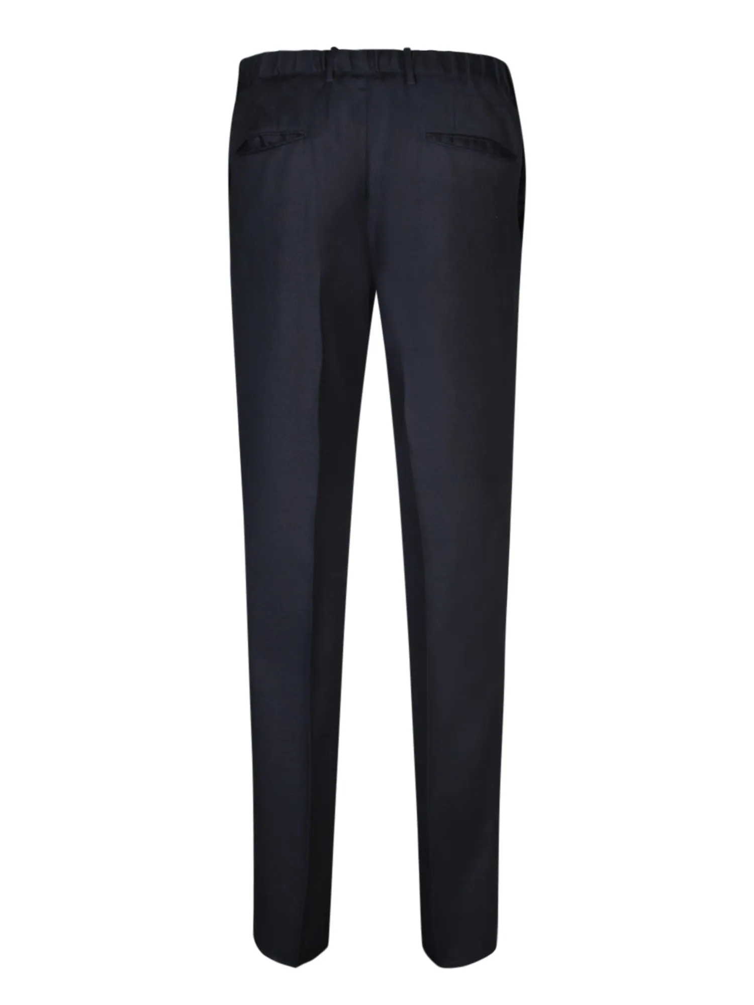 Wool blue trousers