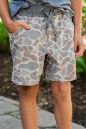 Youth Athletic Short - Classic Deer Camo